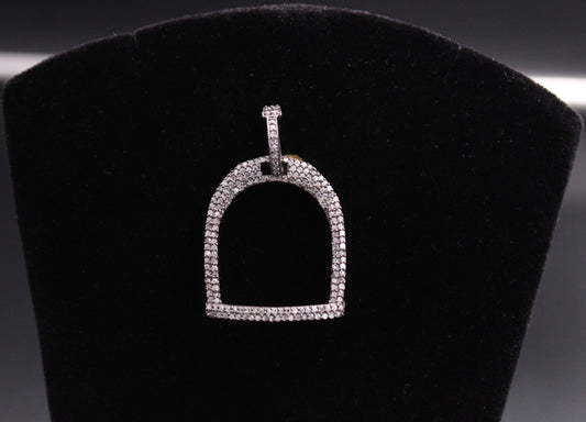 Horse Shoe All Diamond Pendant