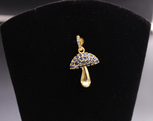 Mashroom Blue Sapphire Pendant