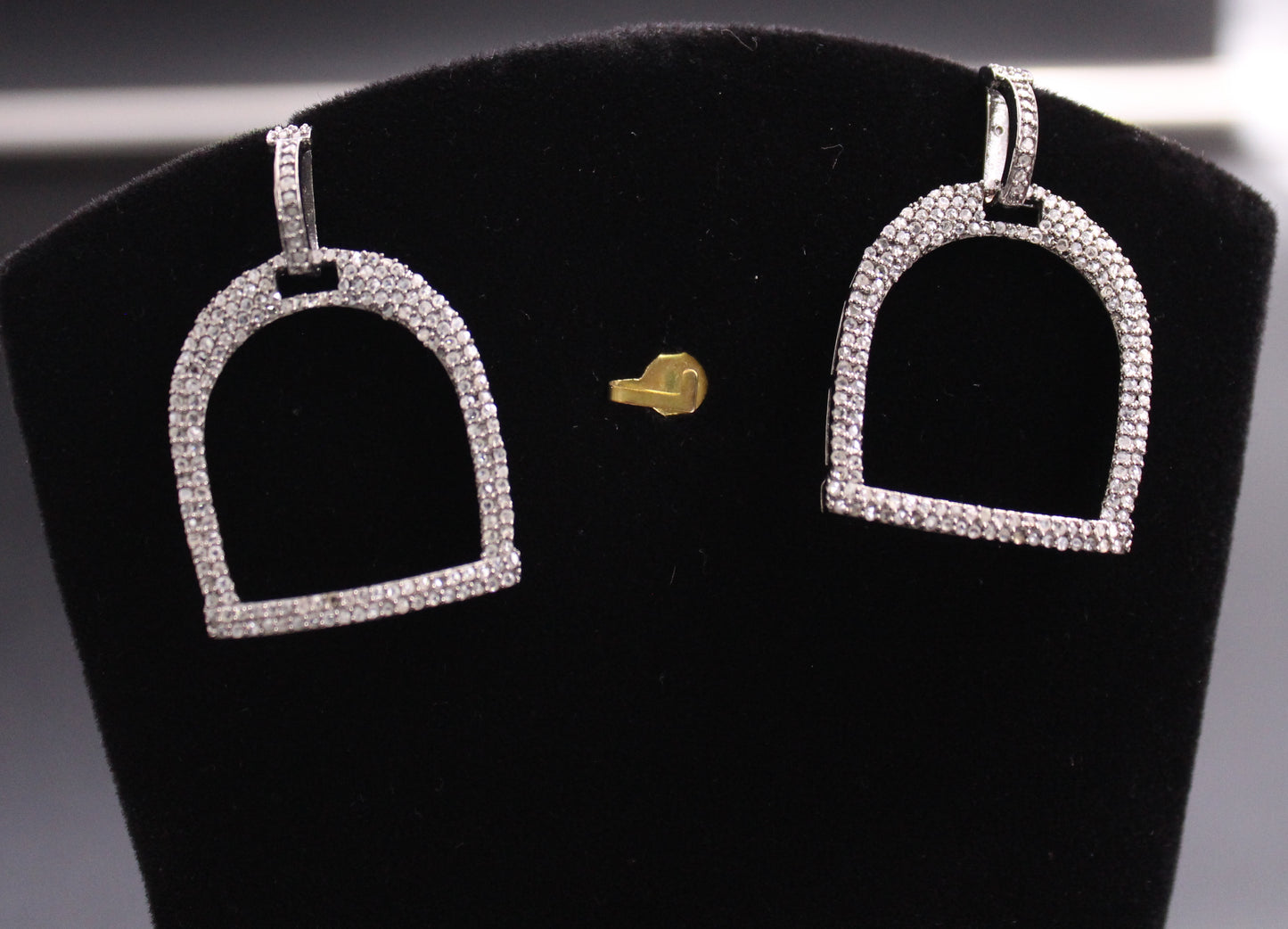 Horse Shoe All Diamond Earring