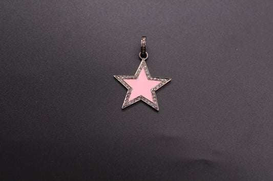 Star Diamond Meena Pendant