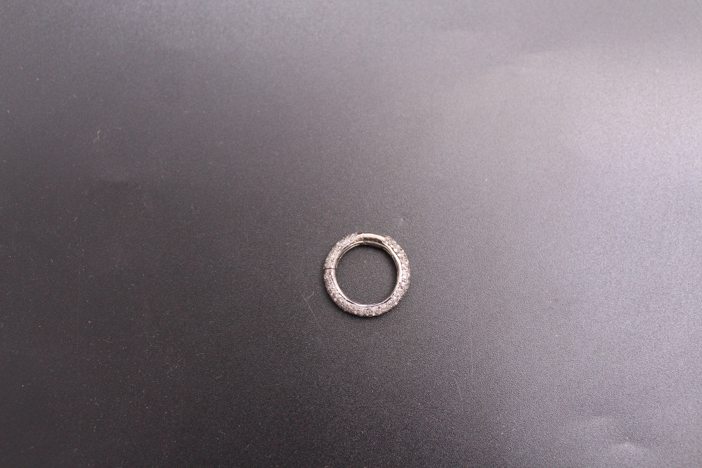 Round Design With All Diamond Clasp