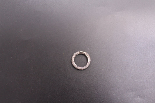 Round Design With All Diamond Clasp