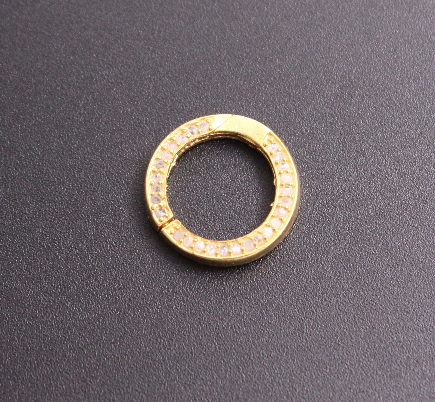 Round All Diamond Clasp