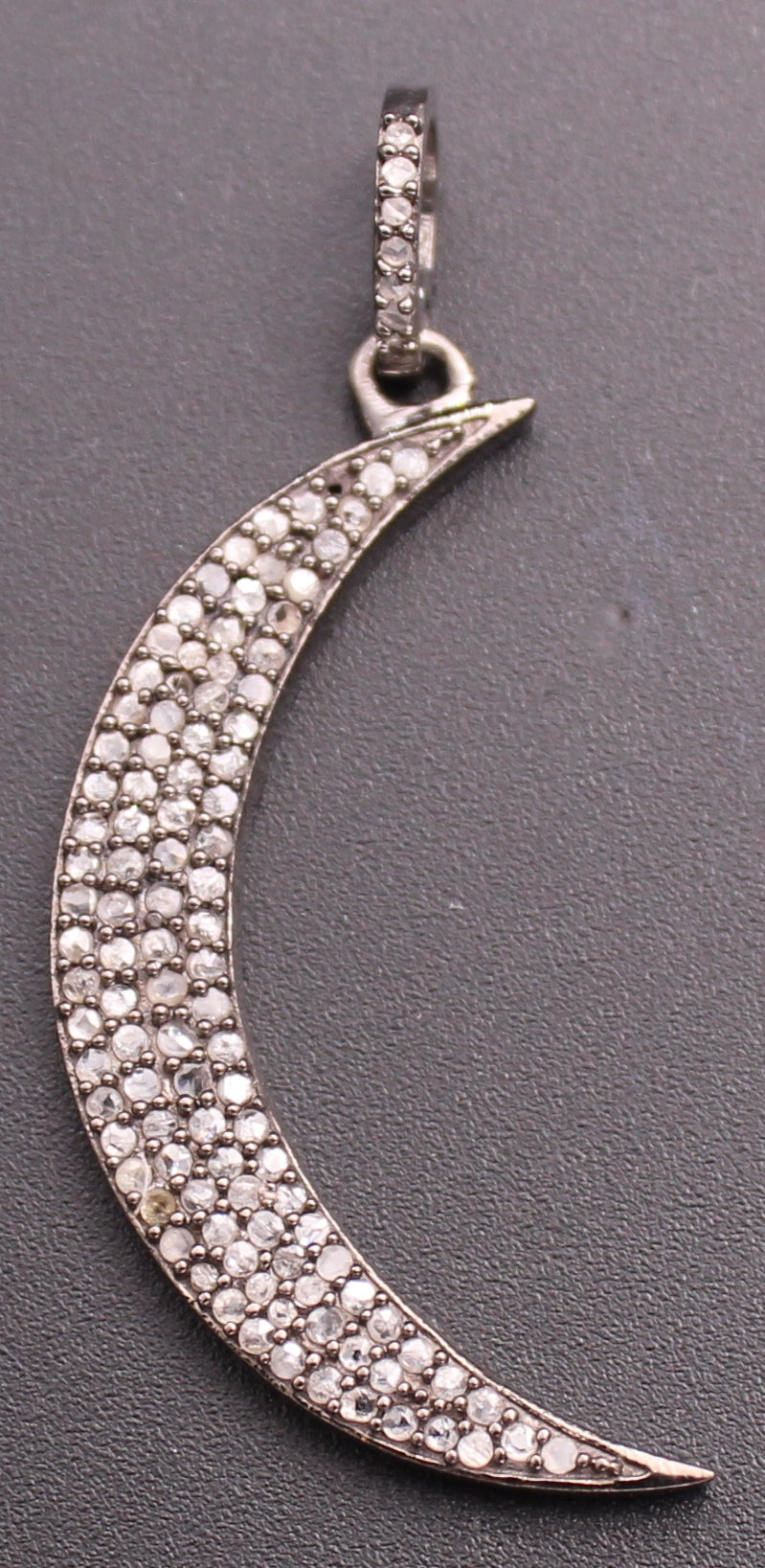 Half Moon Diamond Pendant