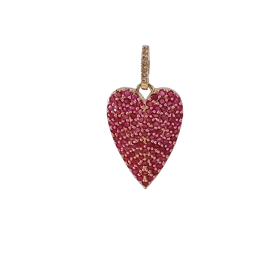 RUBY HEART PENDANT