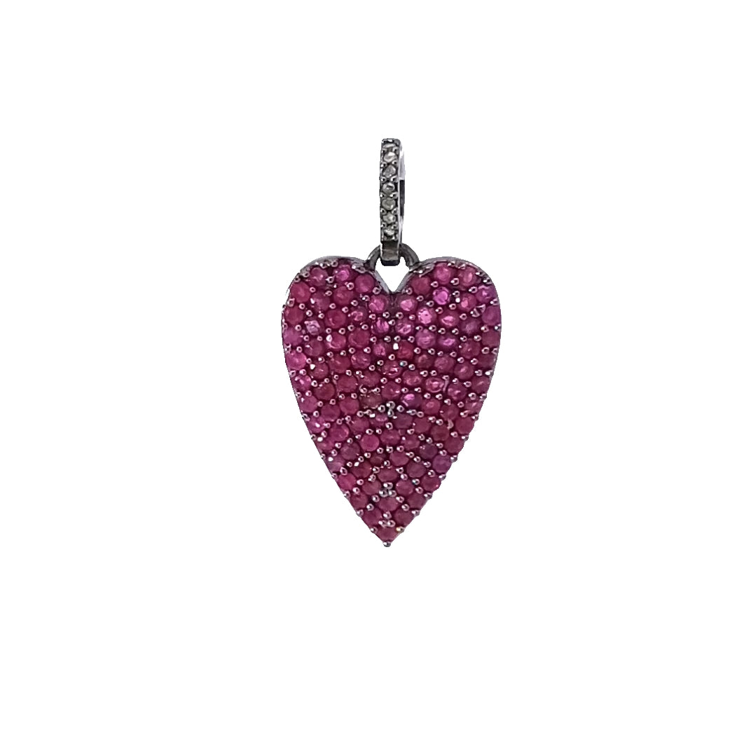 RUBY HEART PENDANT