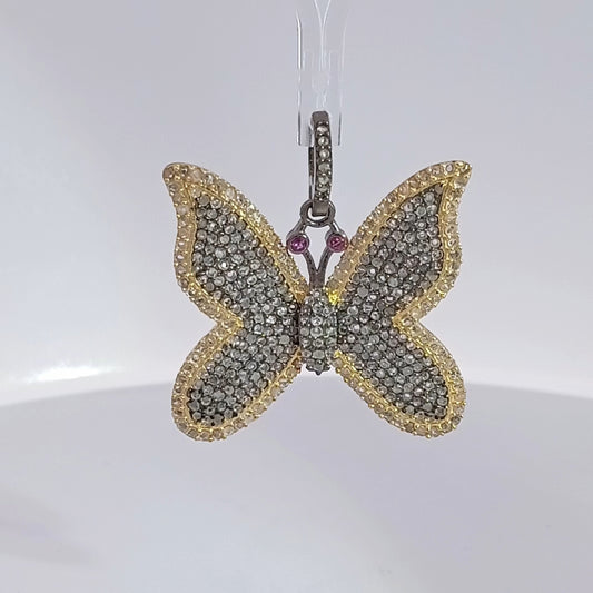 Butterfly All Diamond Pendant