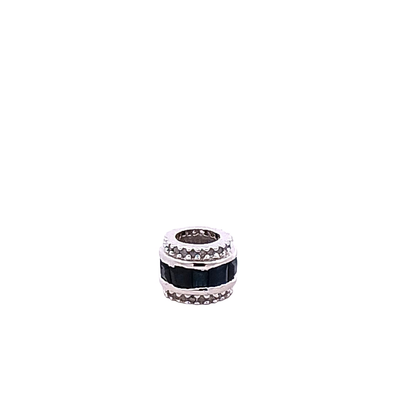 Diamond & Blue Sapphire Bead