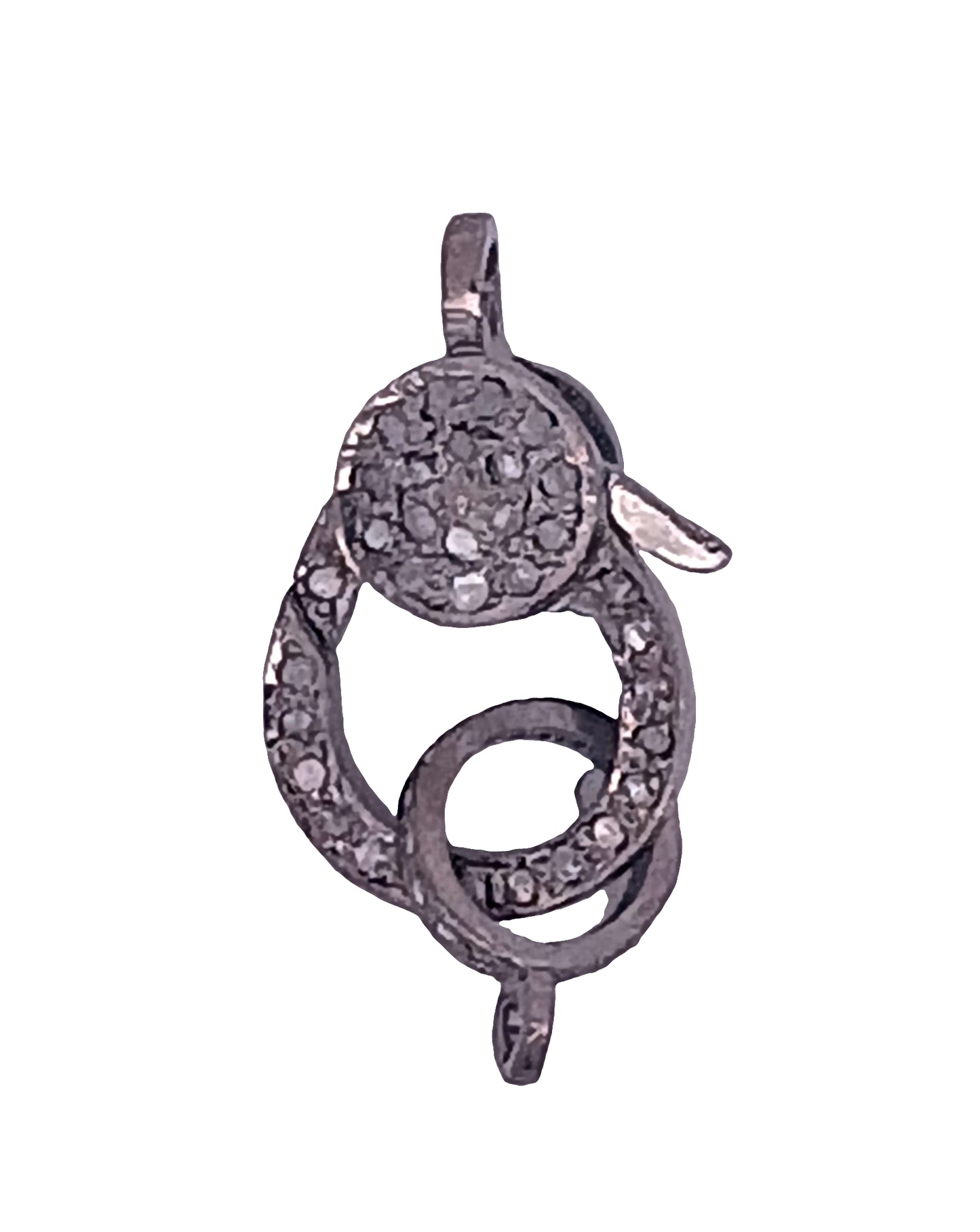 Pave All Diamond Clasp