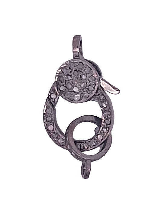 Pave All Diamond Clasp