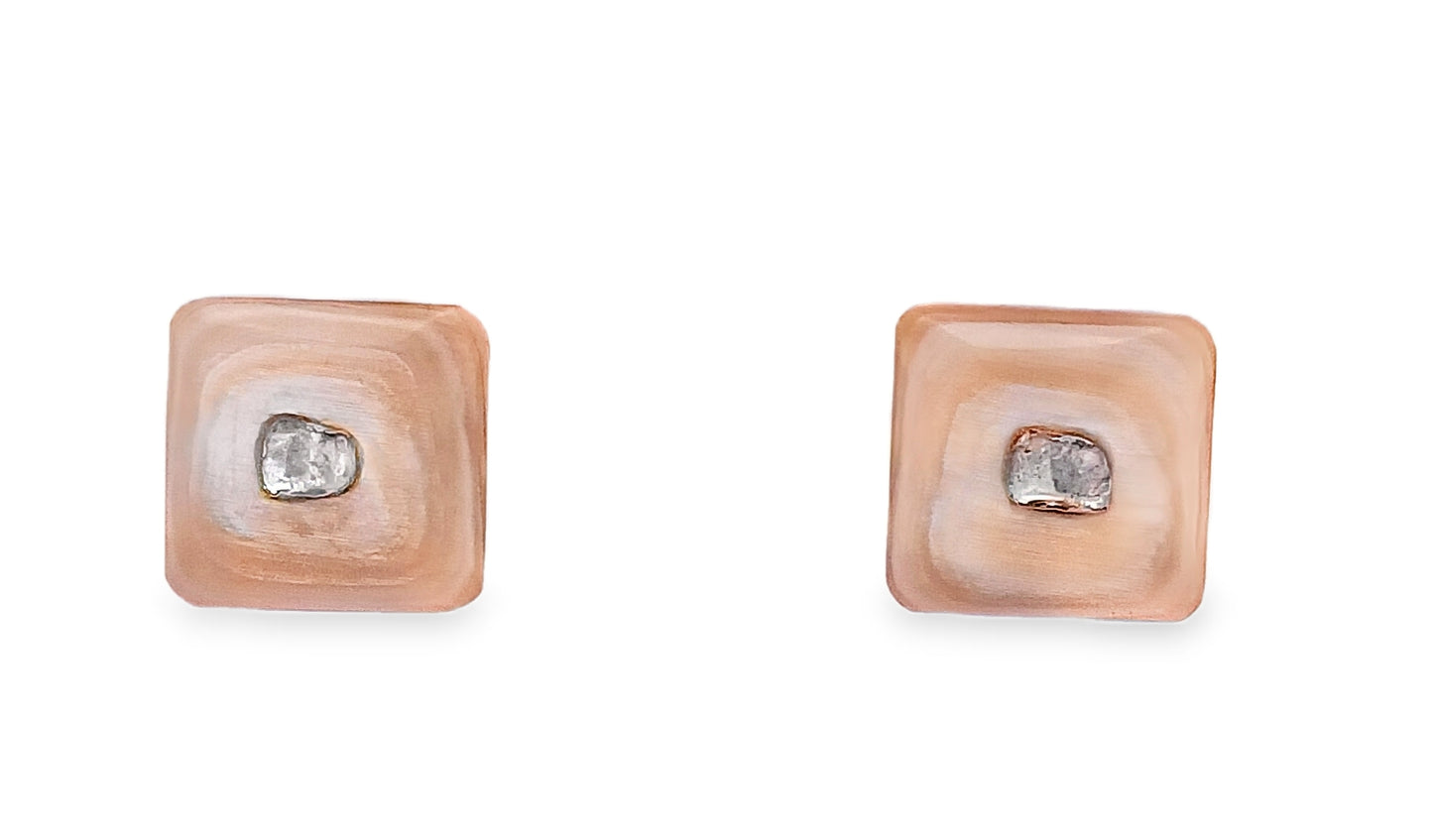 Polki Diamond and Horn Studs