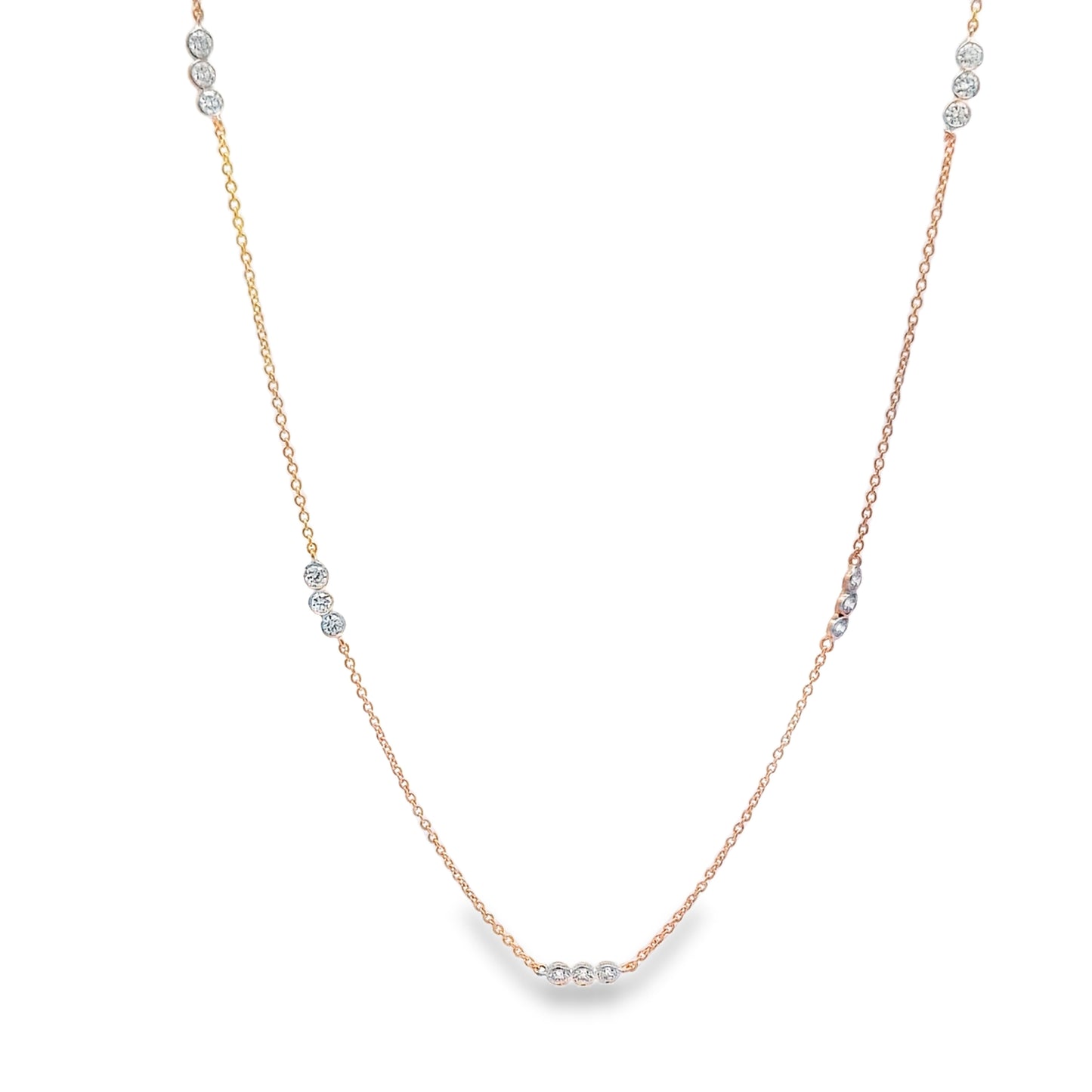 14KT Diamond Gold Chain Necklace