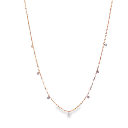 14 KT 7 Diamond Necklace