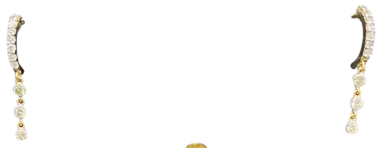 Gold Diamond Earring in 14kt Gold