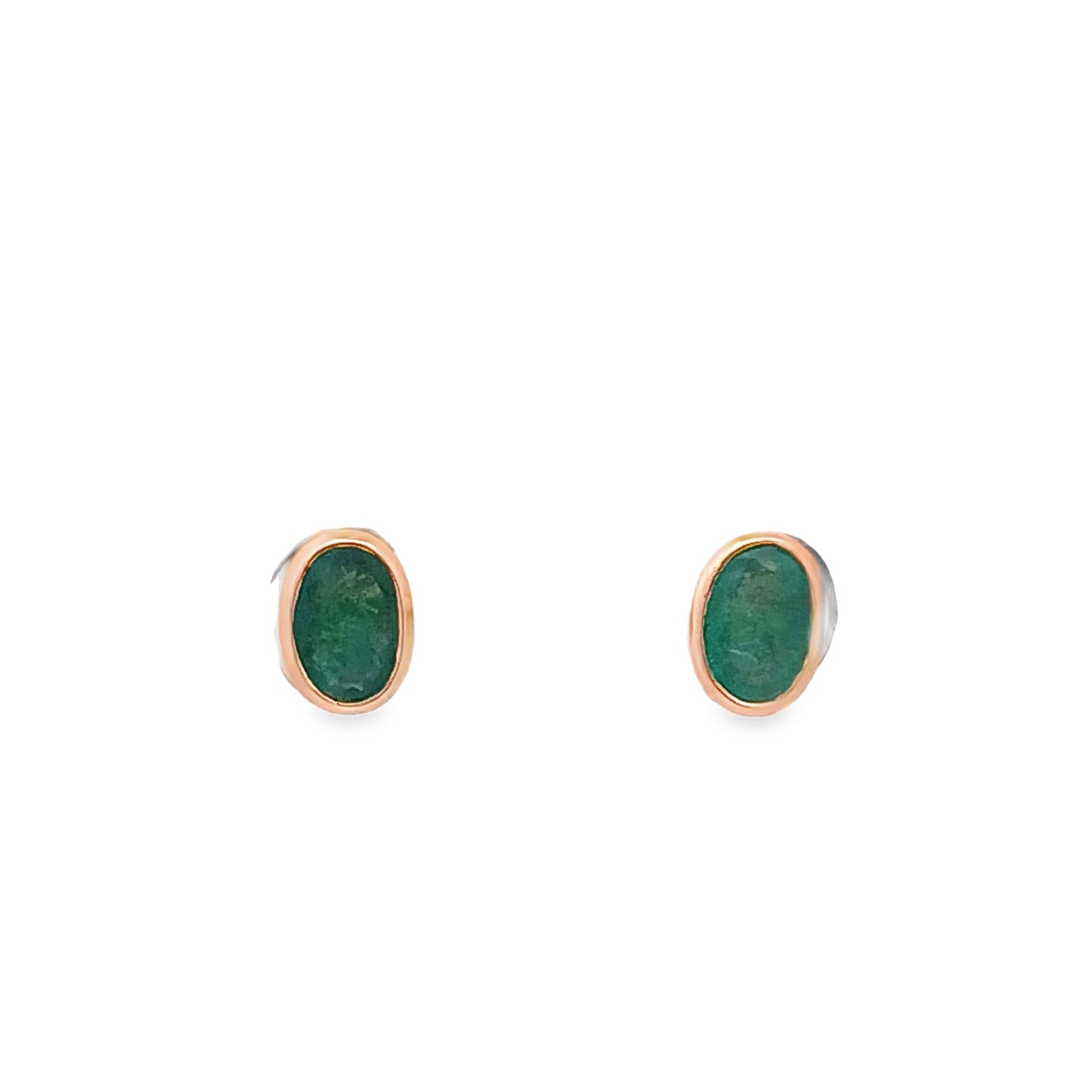 14kt Ruby, Blue Sapphire, Emerald Gold Studs