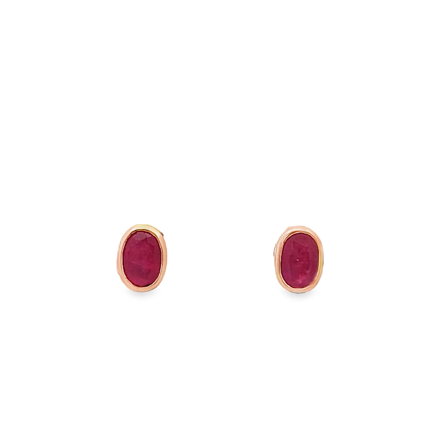 14kt Ruby, Blue Sapphire, Emerald Gold Studs