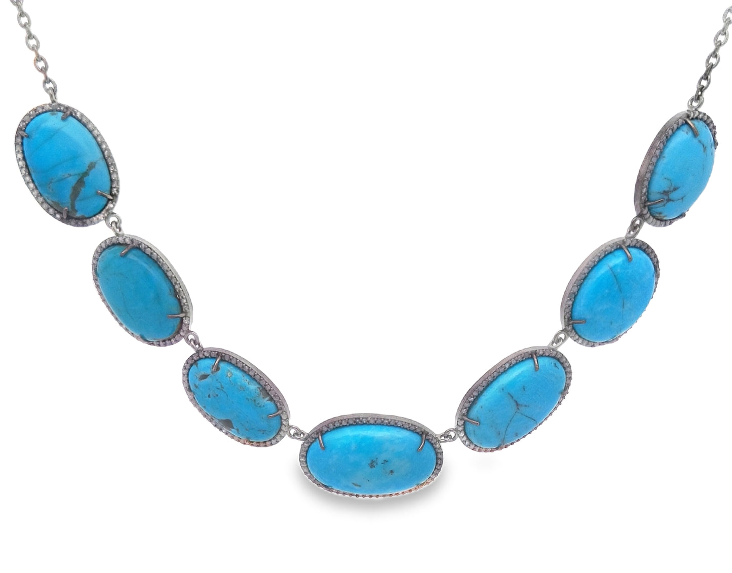 Diamond & Turquoise Necklace