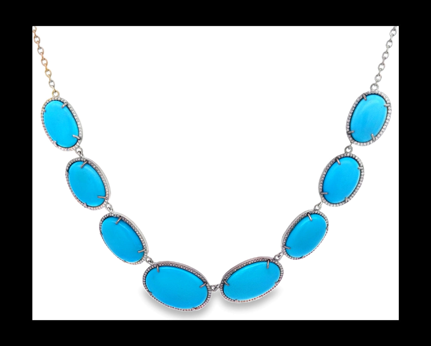 Diamond & Turquoise Necklace