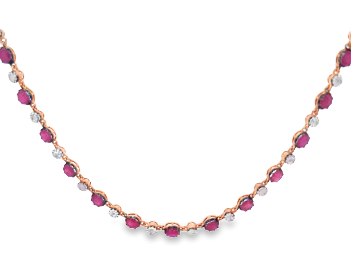 Polki Diamond & Ruby Necklace