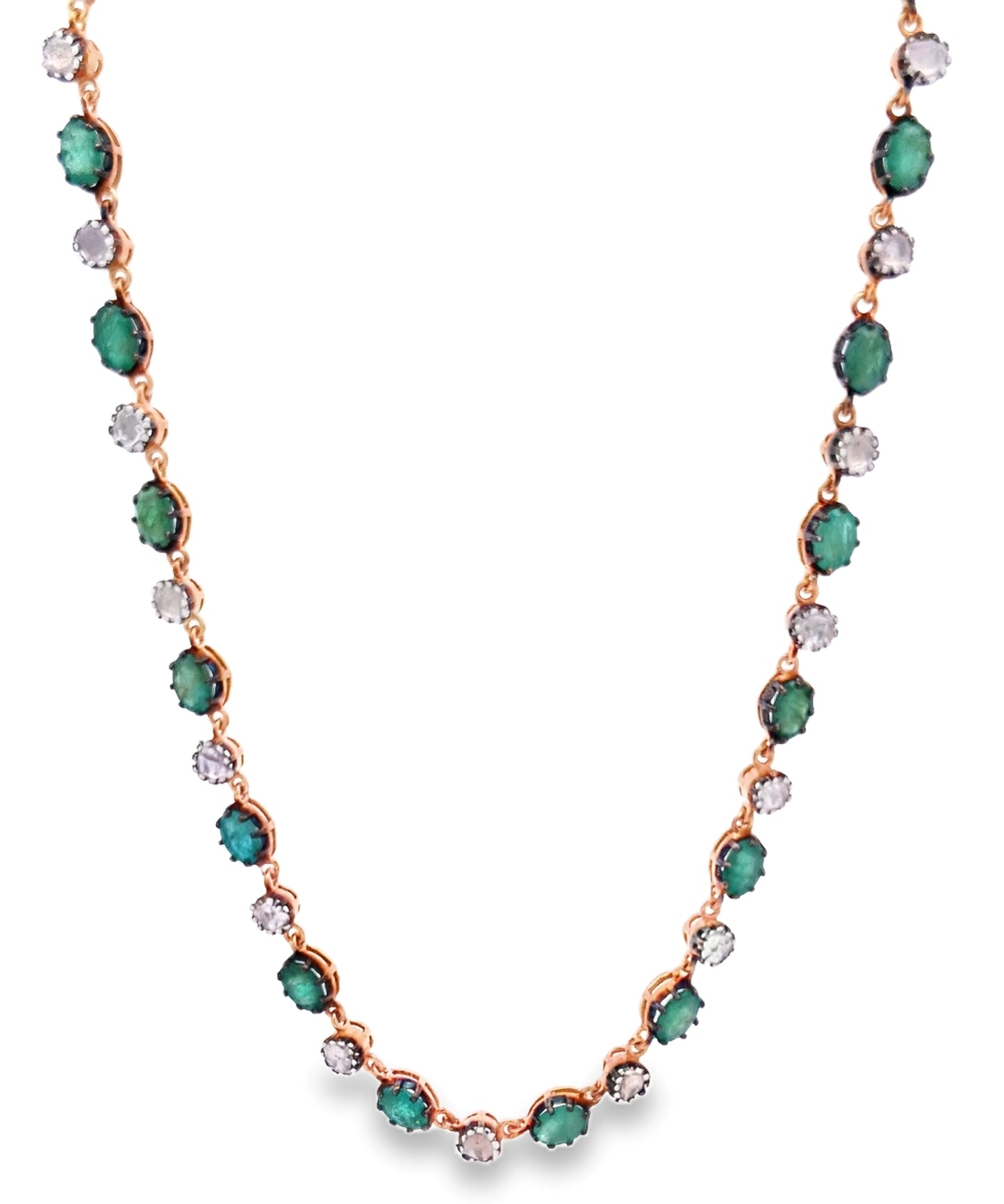 Polki and Emerald Necklace