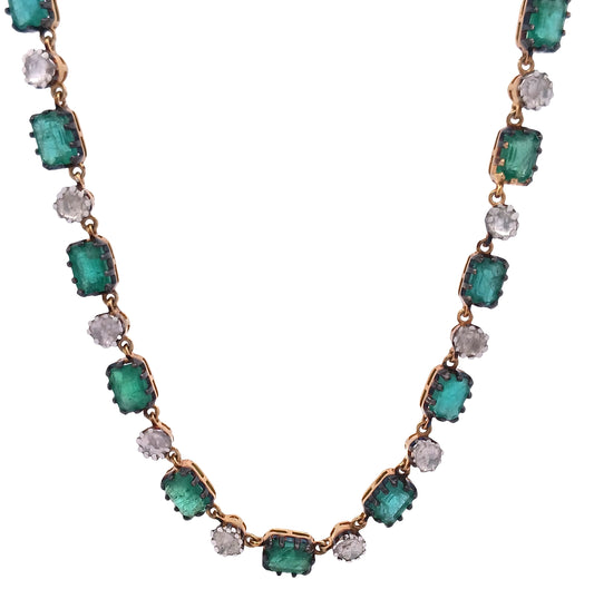 Polki & Emerald Necklace