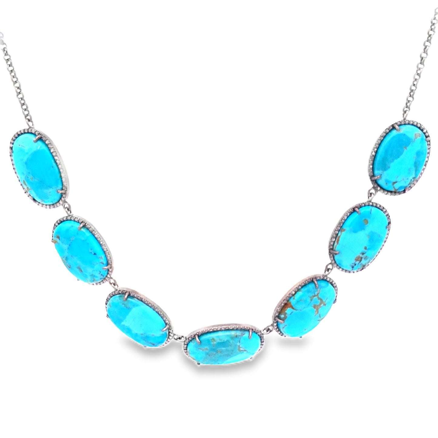 Diamond & Turquoise Necklace