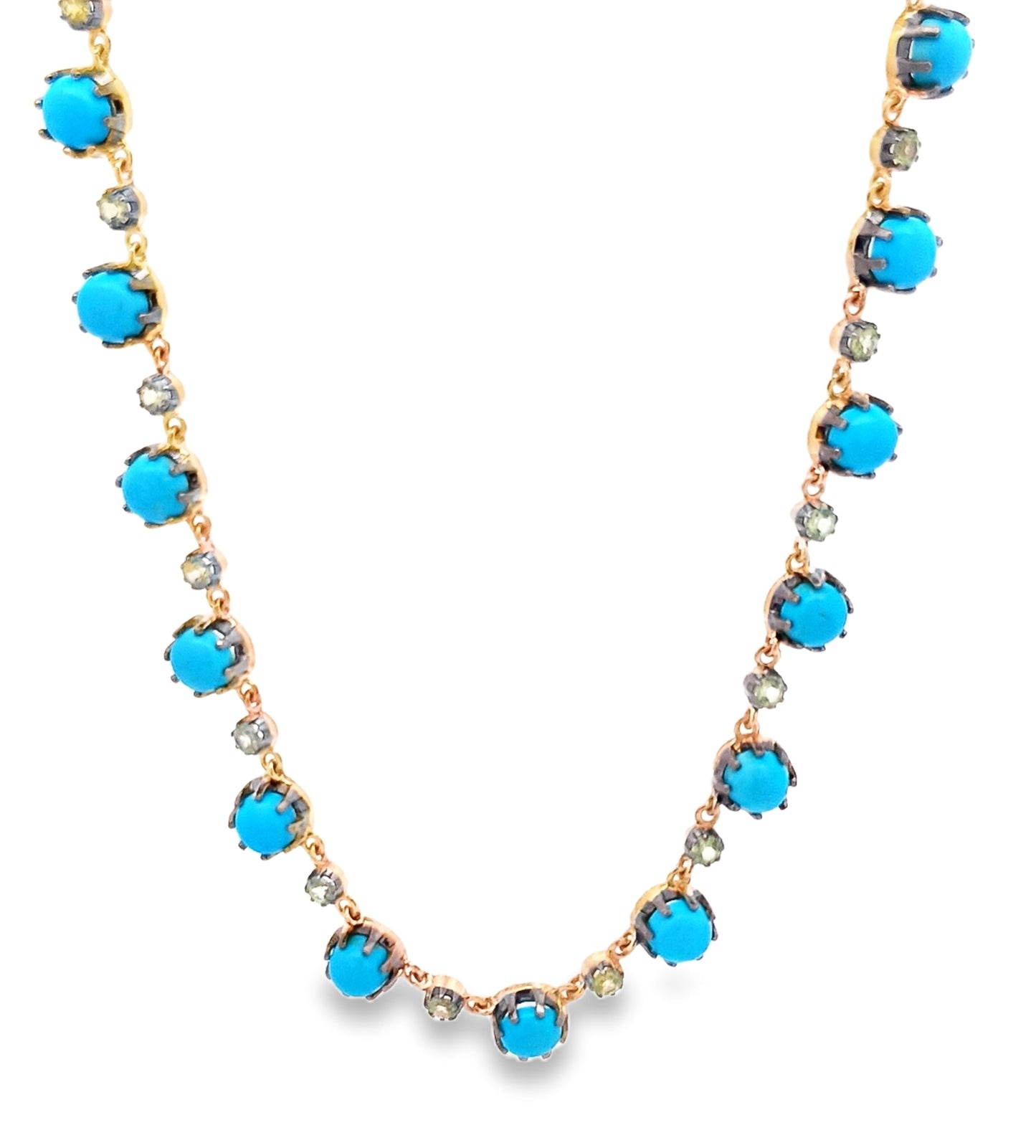 Peridot & Turquoise Necklace
