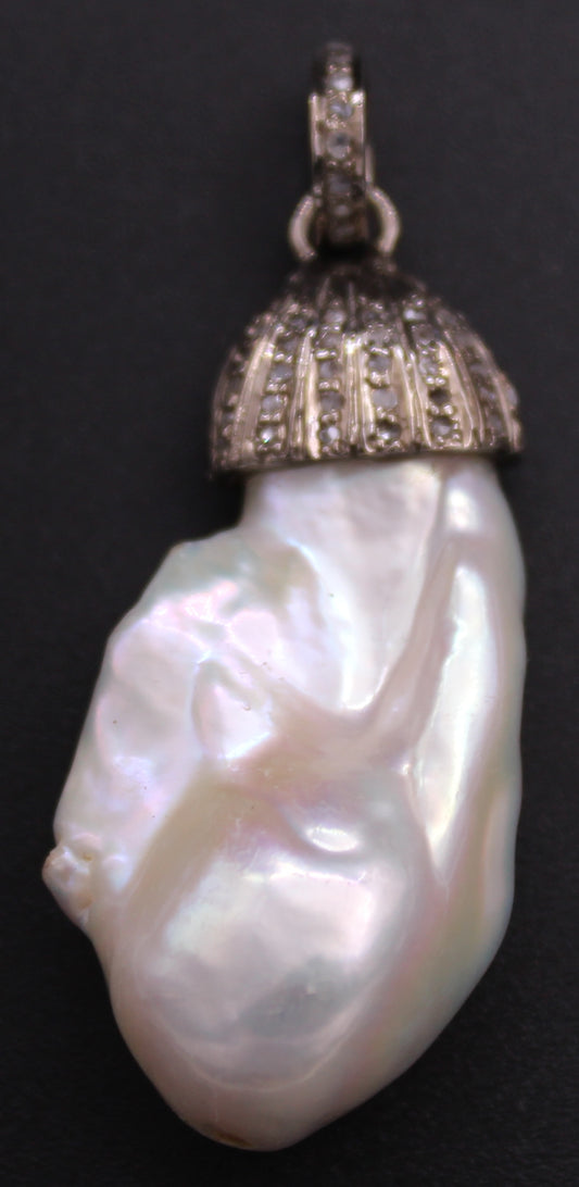 Pearl Diamond Pendant