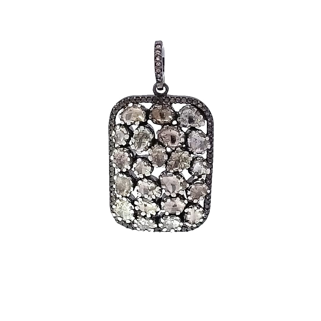Diamond and Polki Pendant