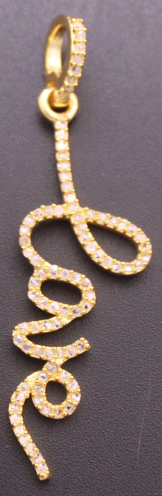 ALL DIAMOND LOVE PENDANT