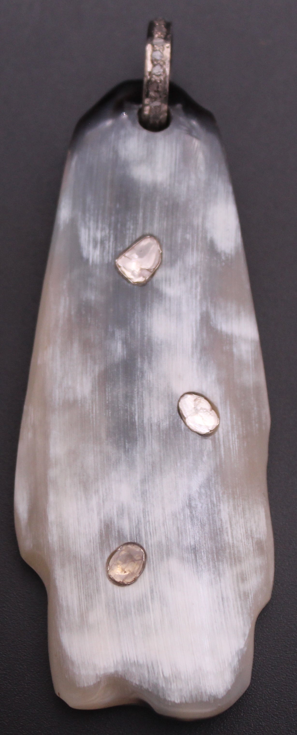 Horn Turquoise Pendant