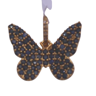 Diamond and Ruby Stone Butterfly Pendant