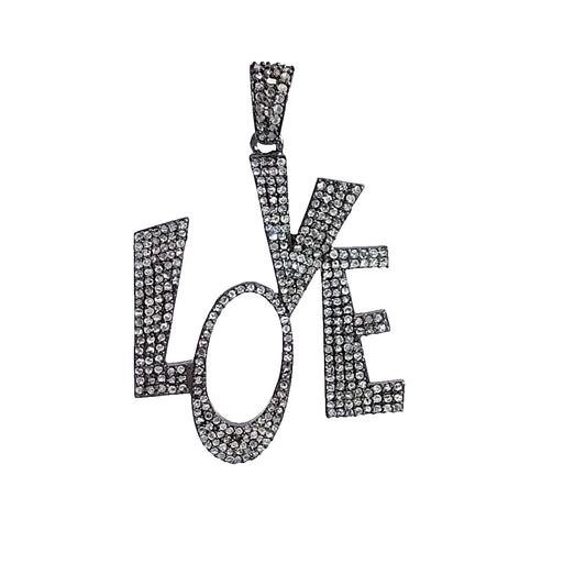 PAVE Diamond Love Pendant