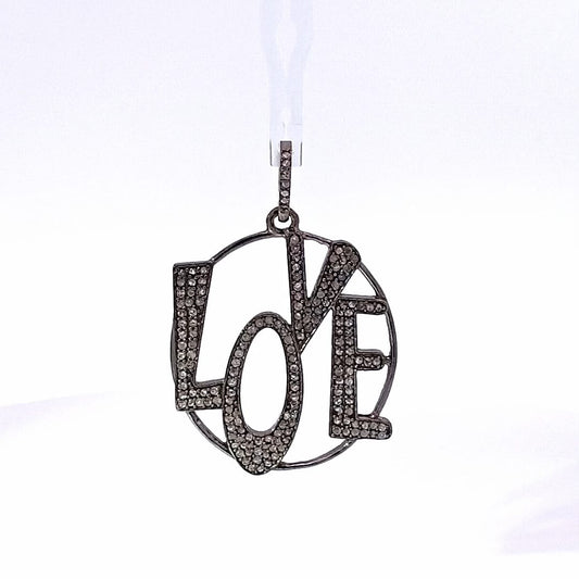 ROUND LOVE DIAMOND PENDANT