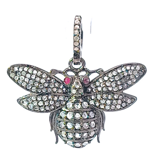 Pave Diamond Bee Charm