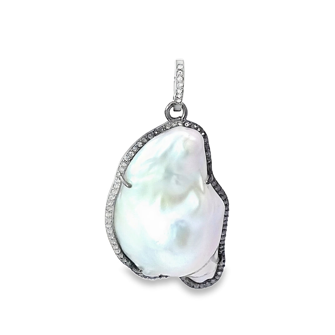 Pearl Diamond Pendant