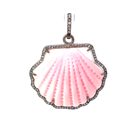 Diamond Shell Pendant
