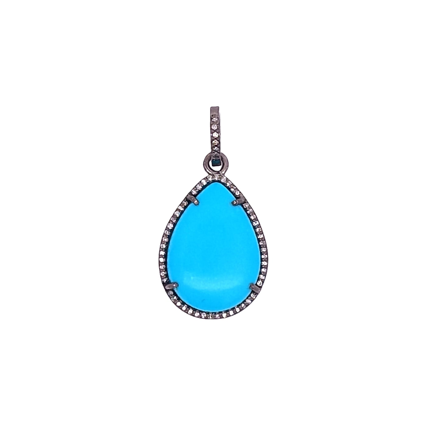 Diamond and Turquoise Charm