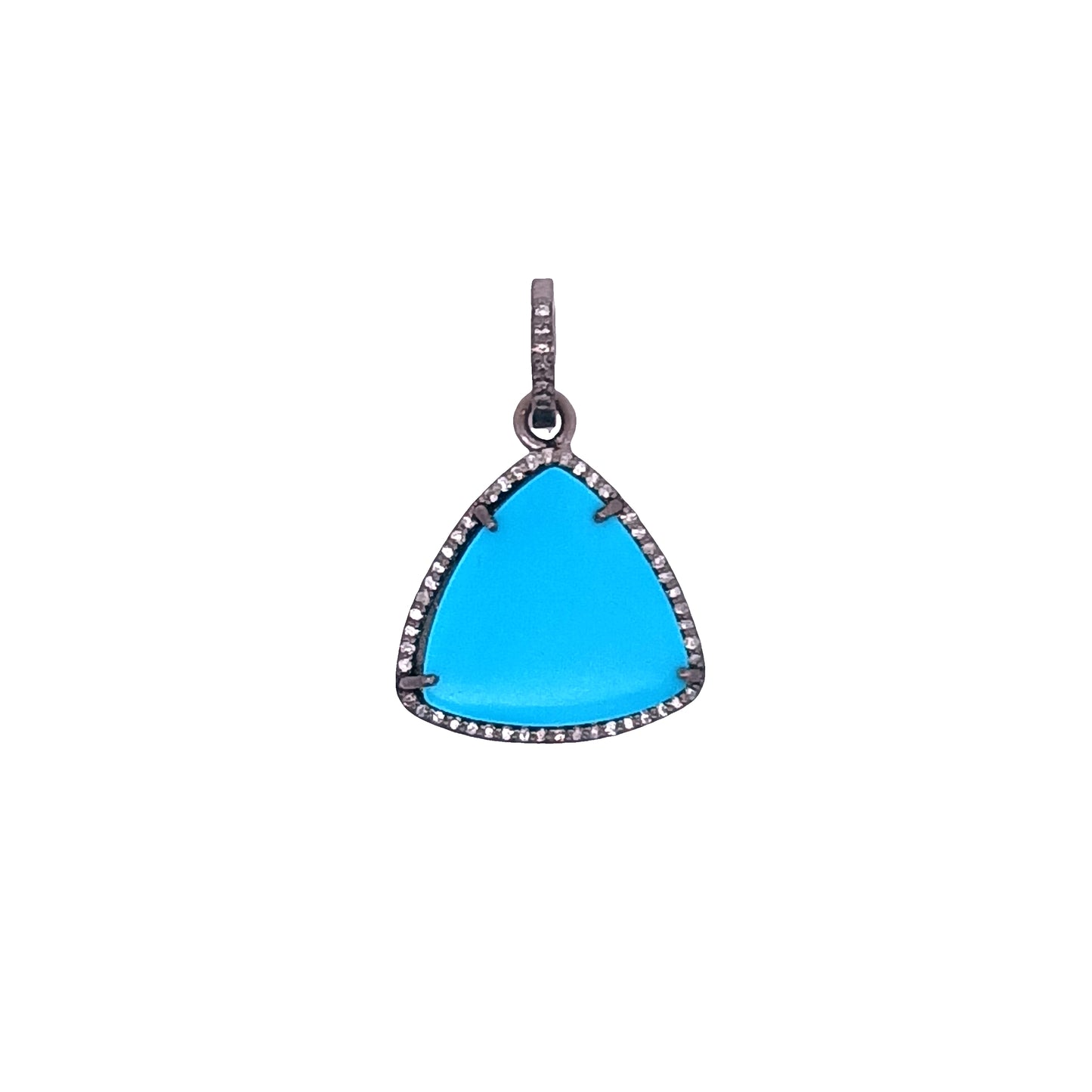Diamond and Turquoise Charm