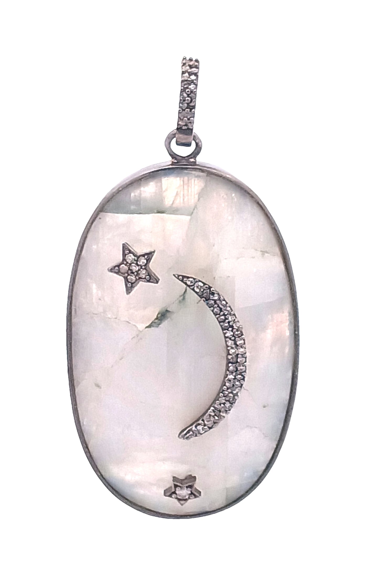 Diamond & Moonstone Pendant