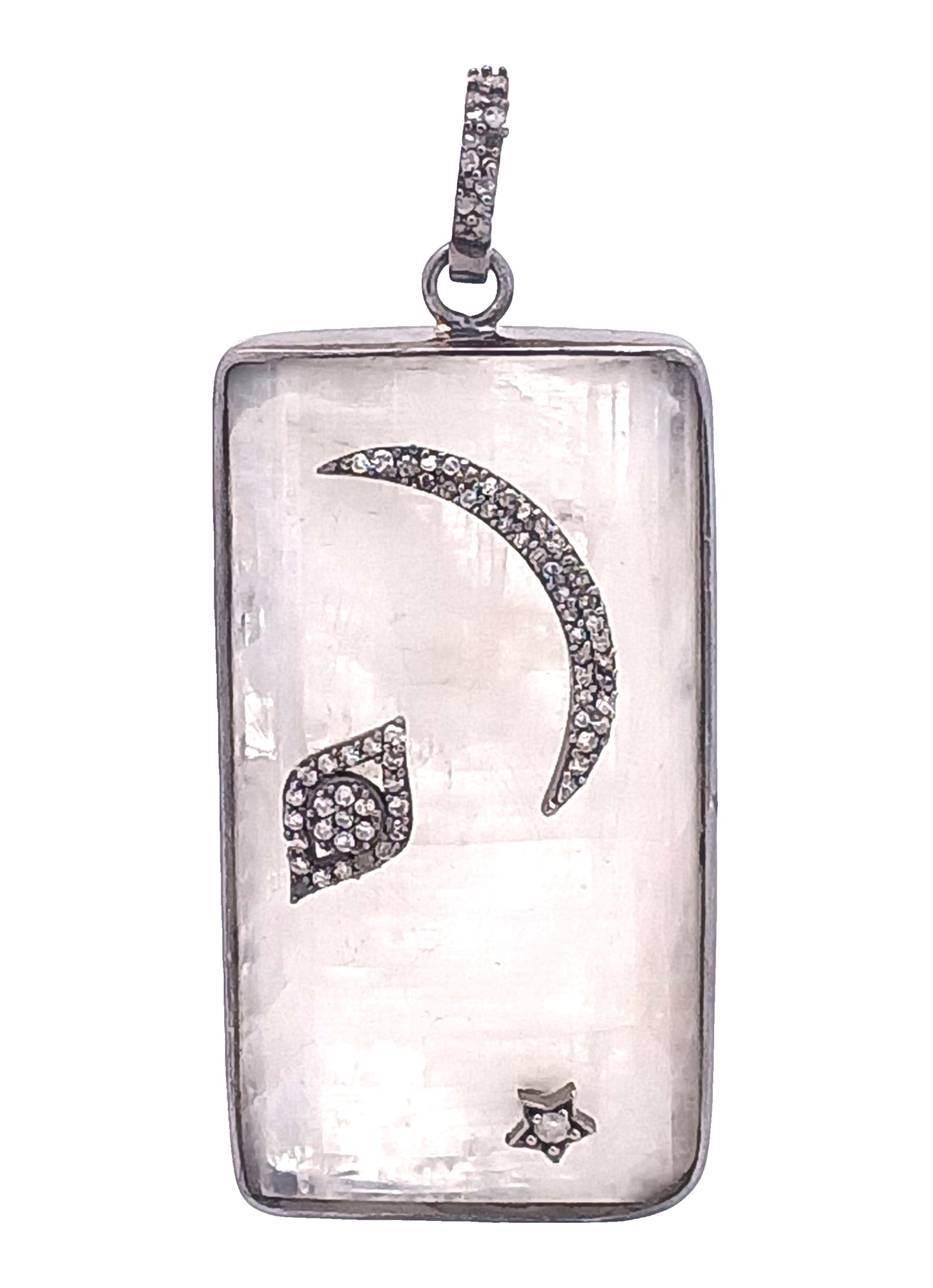 Diamond & Moonstone Pendant