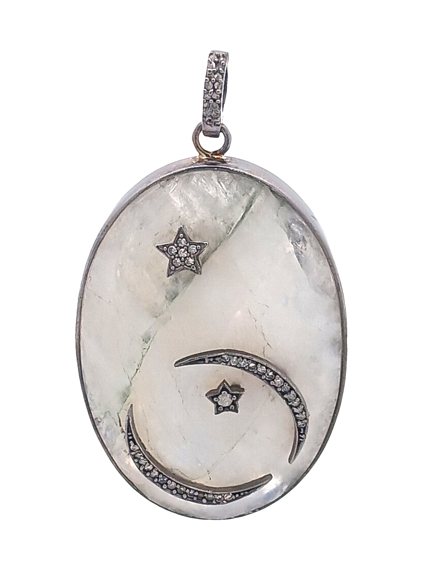 Diamond & Moonstone Pendant