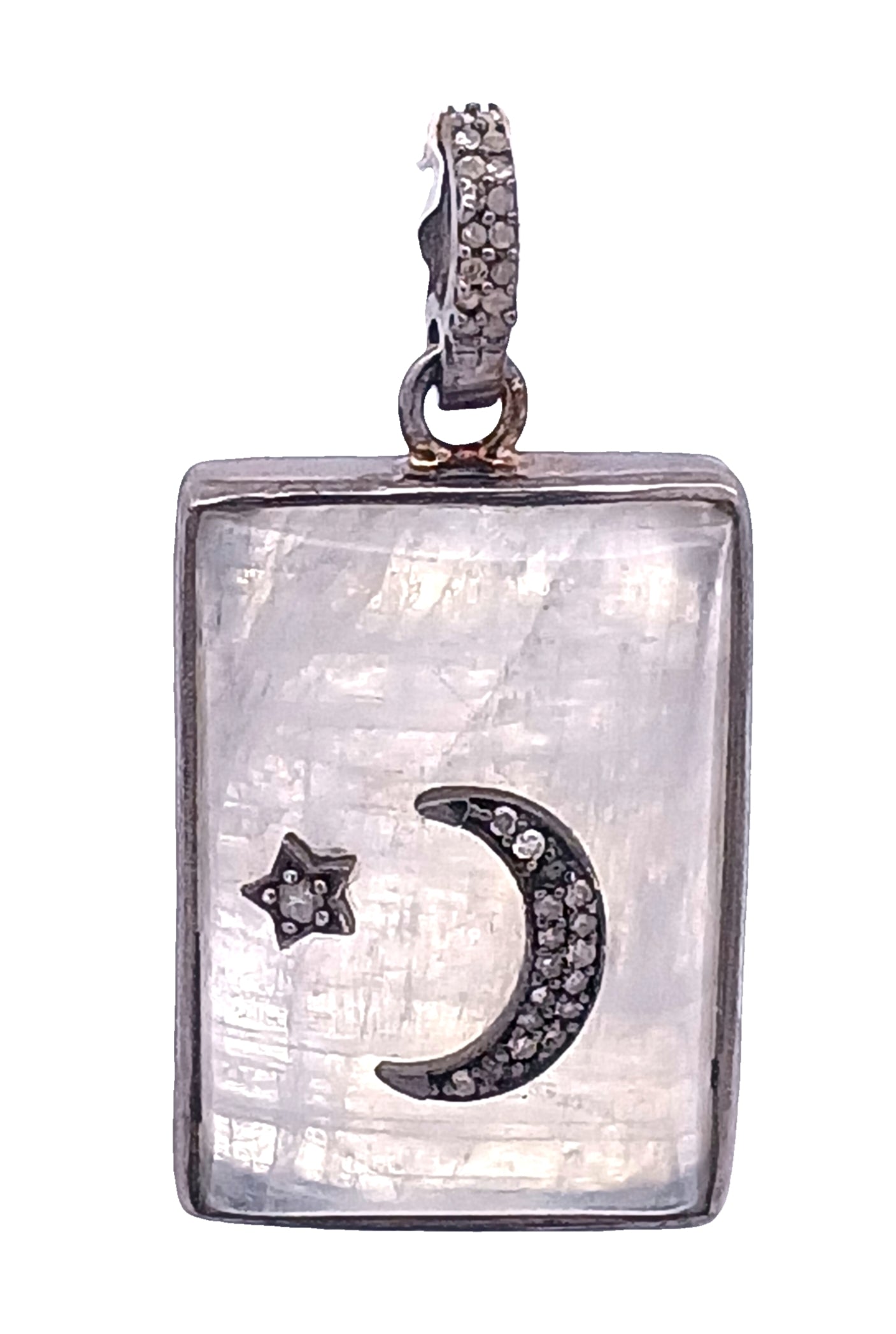 Diamond & Moonstone Pendant