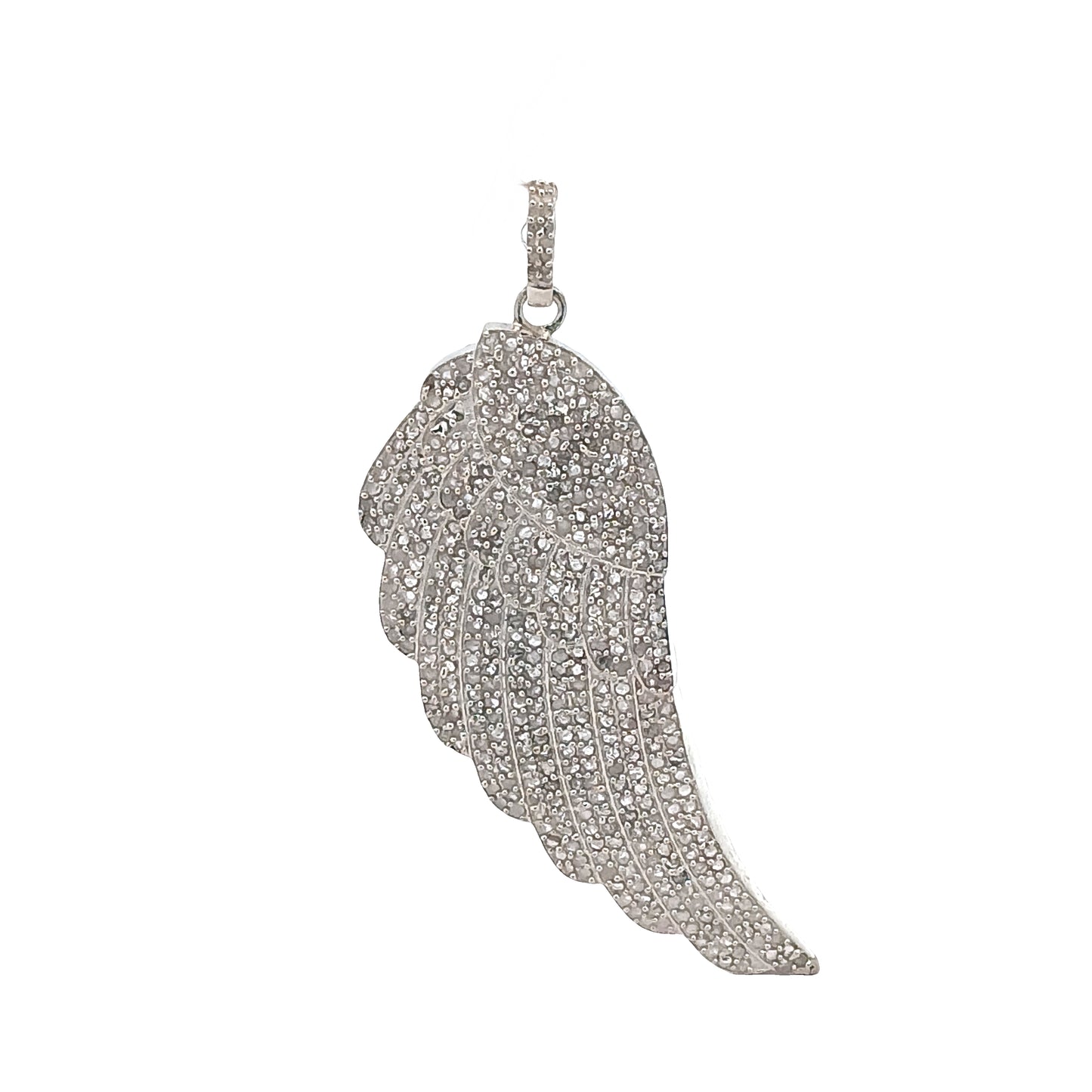Diamond Angel Wing Pendant