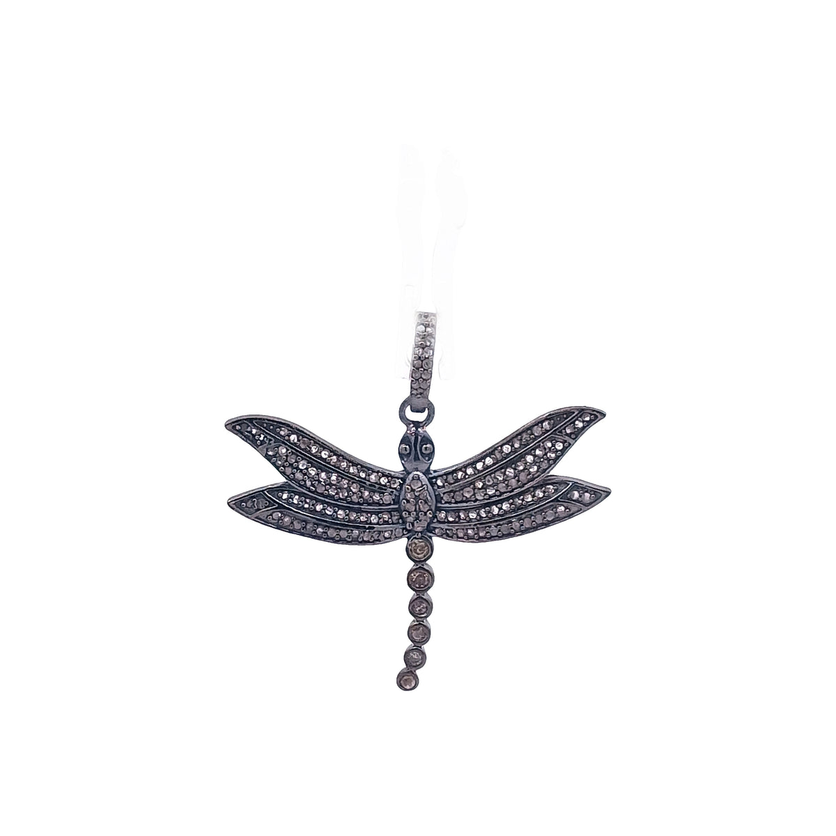 Pave Diamond Dragonfly Pendant