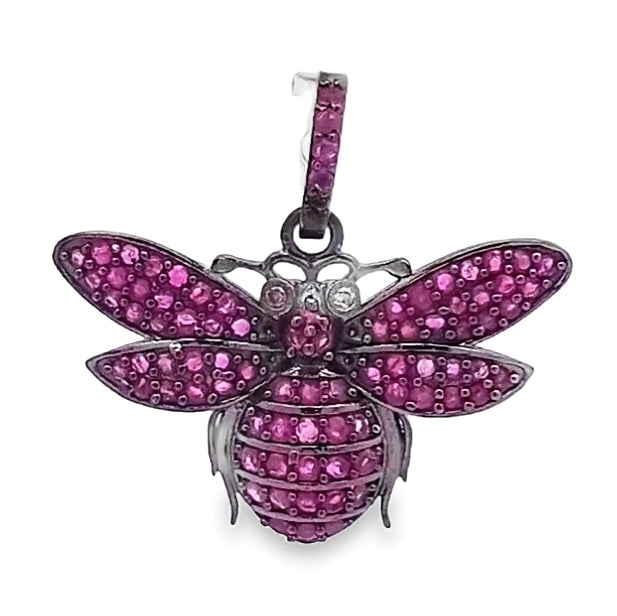 Ruby Bee Charm