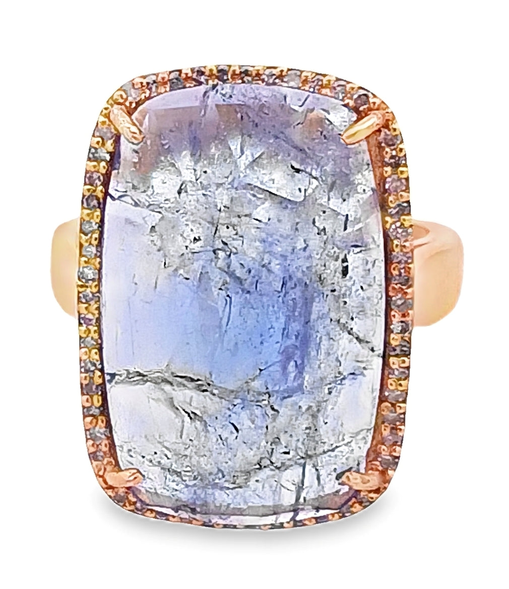 Diamond & Tanzanite Ring