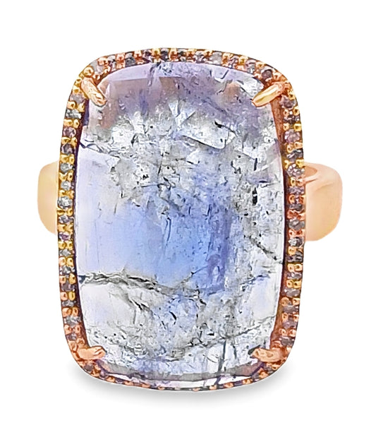 Diamond & Tanzanite Ring