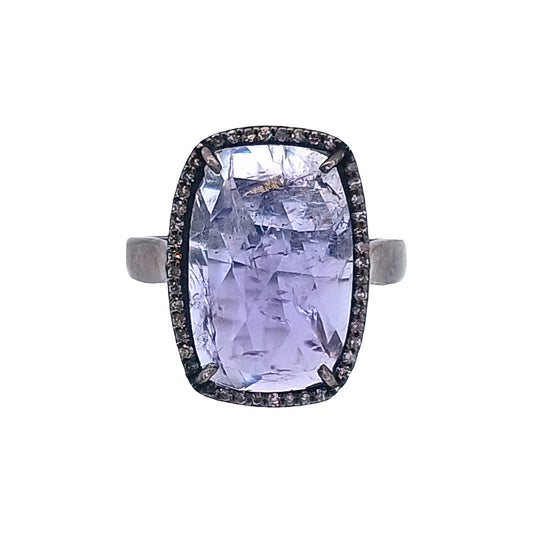 Diamond & Tanzanite Ring