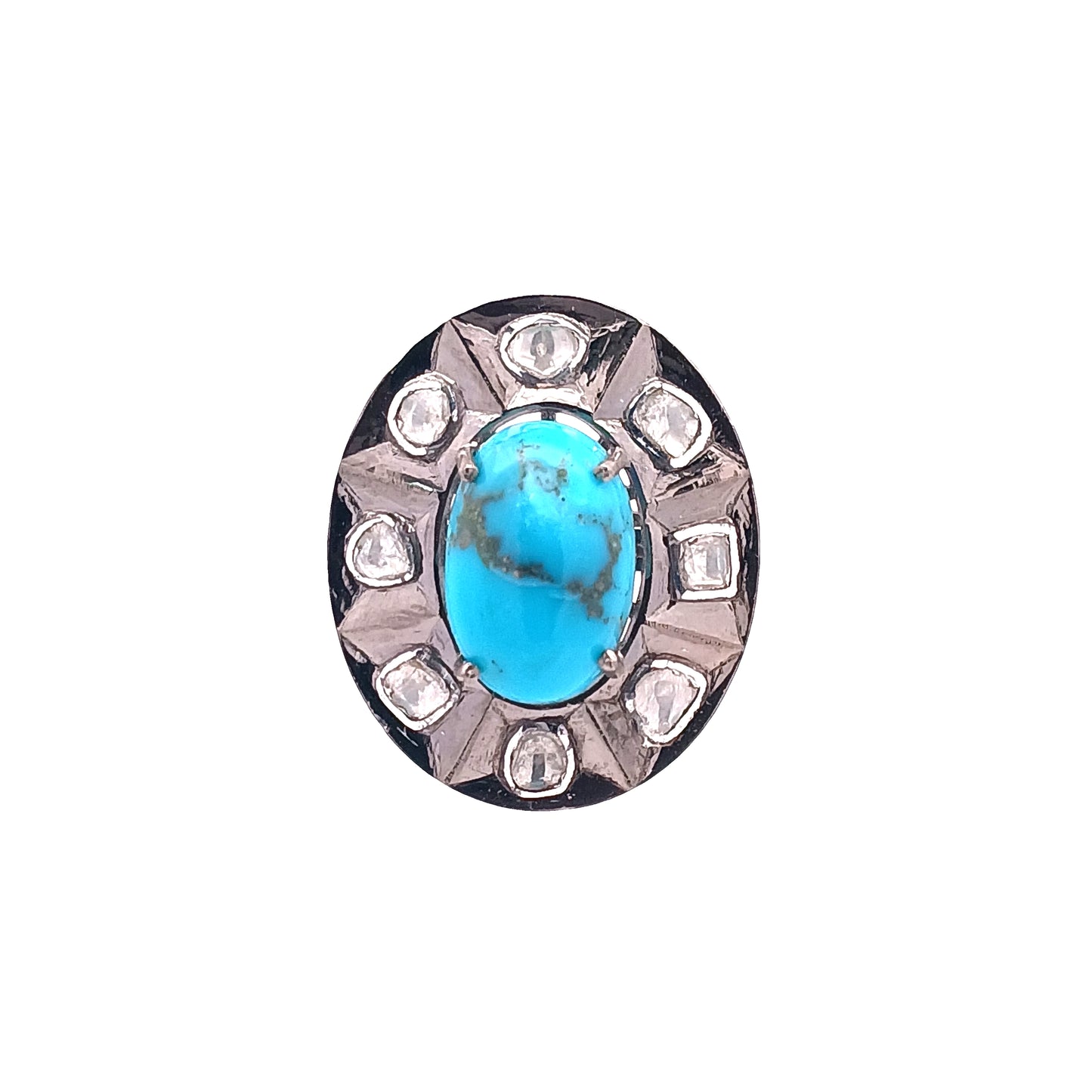 Polki & Turquoise Ring